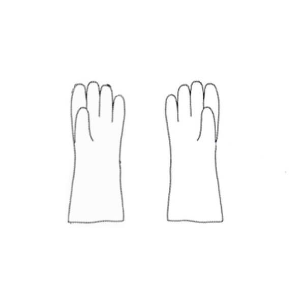 Sandblasting gloves - Pair (right and left) Img: 202202121