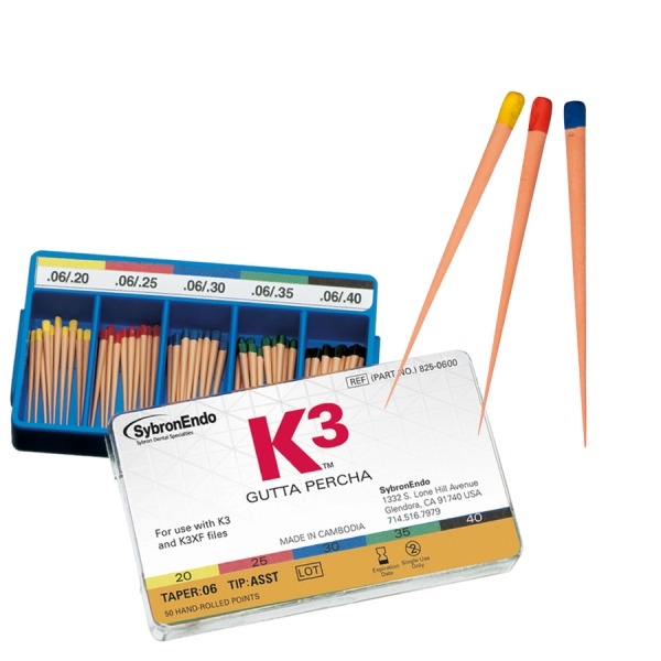 K3 TIPS GUTTAPERCHA CONICIDAD.04 Nº25 (50u.) ENDODONCIA Img: 202110091
