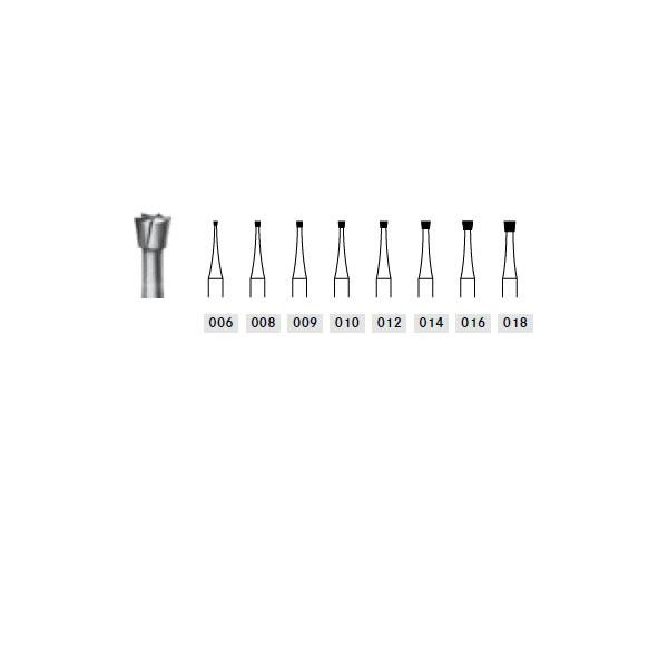 H2 bur inverted cone Tungsten FG (5ud) - 6 Img: 202111271