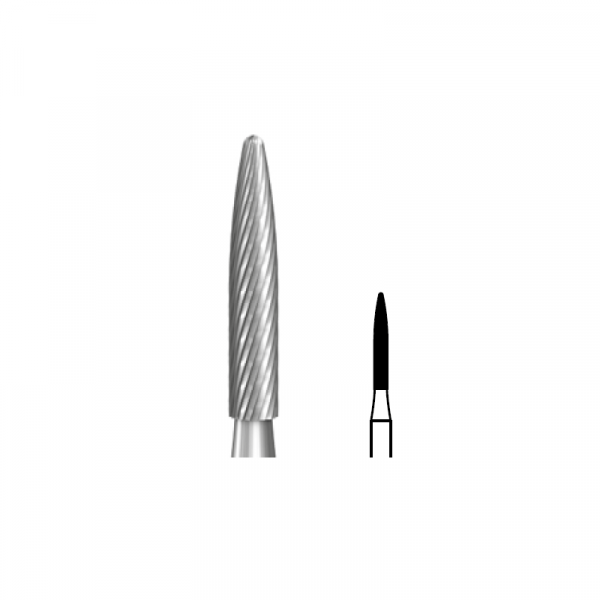 Bur H48LUF torpedo polished FG (5u.)-size 012 Img: 202202121