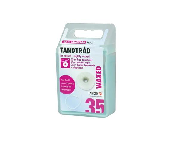 Tandex: Waxed Dental Floss (25 m) - FLAT Img: 202105221