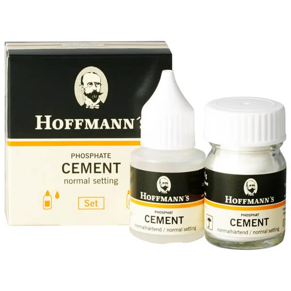 Rapid-Setting Phosphate Cement: Zinc Phosphate Cement for Permanent Fixation (Powder/Liquid) - Yellowish White Img: 202507191