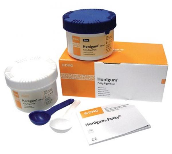 Honigum Pro Putty - Silicone VPS Bicomponent - Rigid Fast - 2pcs (2x450ml) Img: 202206251