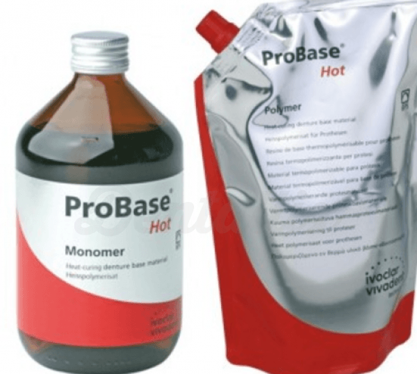 Features of the Ivoclar Probase Cold Resin - kit (2x500g+ 500ml) Img: 201905181