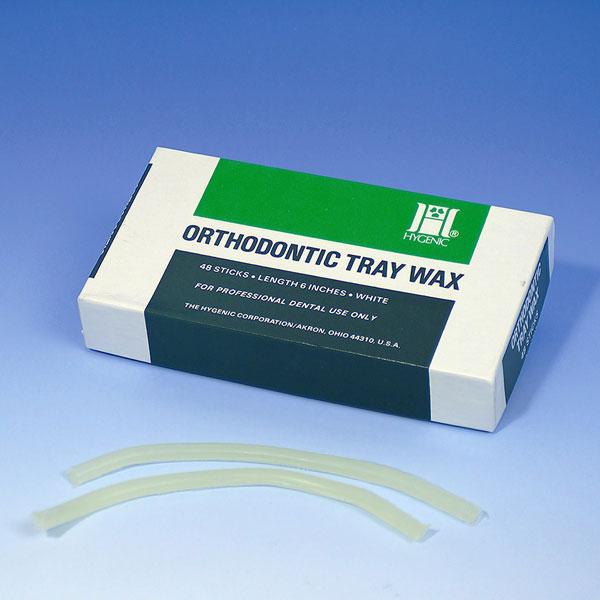 ORTHODONTIC WAX YELLOW TRAYS 48 STRIPS HYGENIC