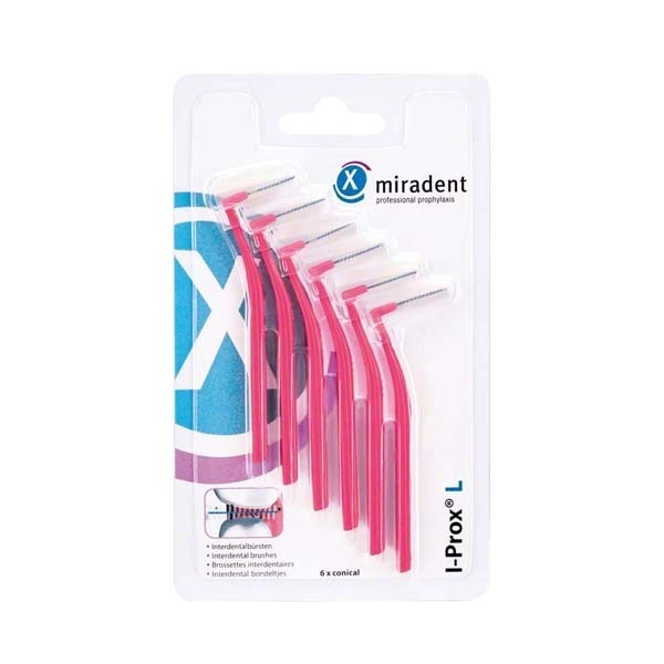 I-Prox L: Interdental Brush (6 pcs) - XX-Fine Pink Img: 202304081
