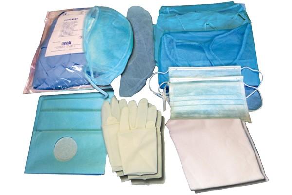 IMPLASET SETS STERIL SURGICAL cx20u. DISINFECTION2 Gowns with fist. Material Img: 201807031