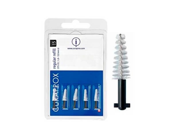 Curaprox CPS Regular: Interdental brushes (5 units) - Black, conical Ø 1.8 mm Img: 202202121