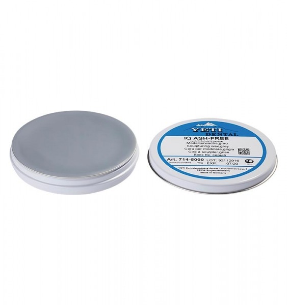 IQ: Ash-free Modelling Wax (45g tin) - Grey Img: 202107101