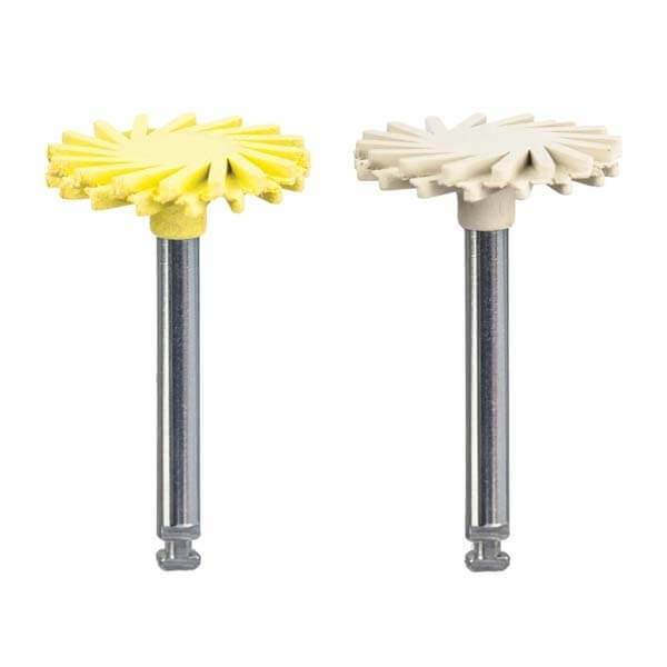 Jiffy Natural Composite: Spiral Wheel Polishers (3 pcs) - Fine (White) Img: 202304151