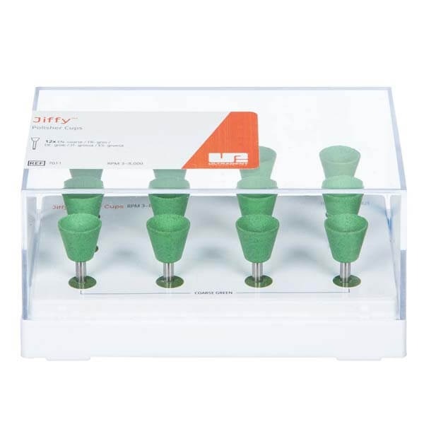 Jiffy: Composite polishers - Thick Cup (Green) Img: 202304081