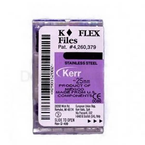 K-Flex 25 mm files (6pcs) - KERR