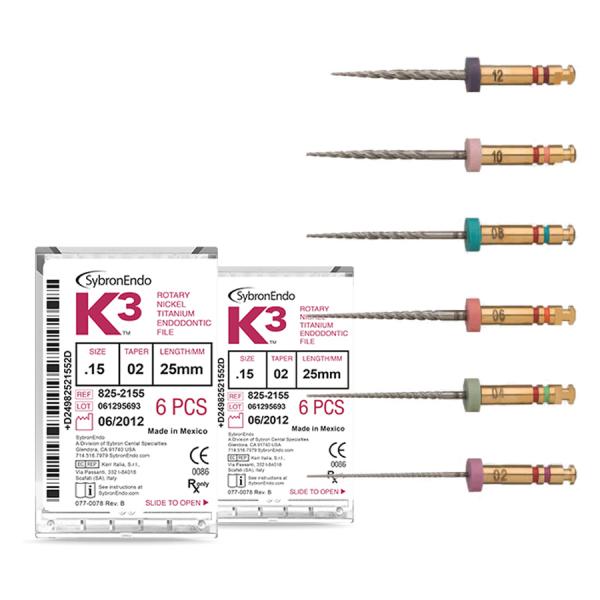 Assortment files K3 GPACK nº25 (6pcs) SYBRONENDO