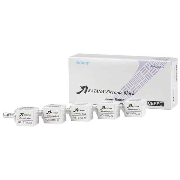 Katana ZR: Zirconia Blocks Pack 5 Pieces - Size 14T, A3 Img: 202205211
