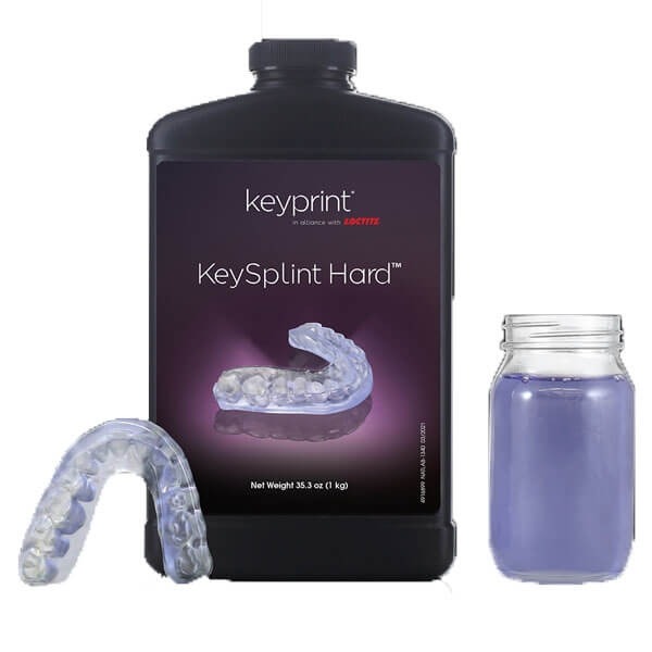 KeySplint: 3D resin - Clear (0.5 Kg) Img: 202309091
