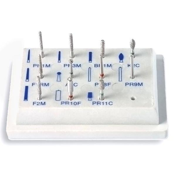 Crown Preparation 11 Bur Preparation Kit STRAUSS&CO