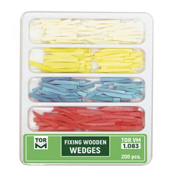 Wooden Dental Wedge Kit  - 4 Types - 200 pcs Img: 202107311