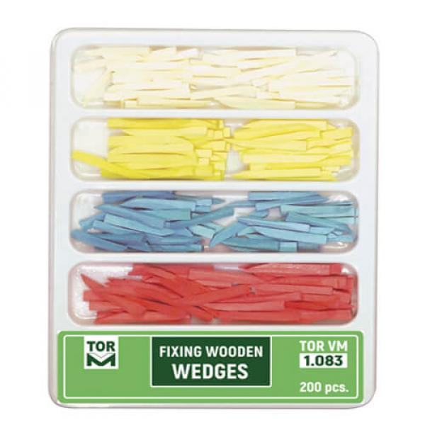 Wooden Dental Wedge Kit - 4 Types - 200 pcs Img: 202107311