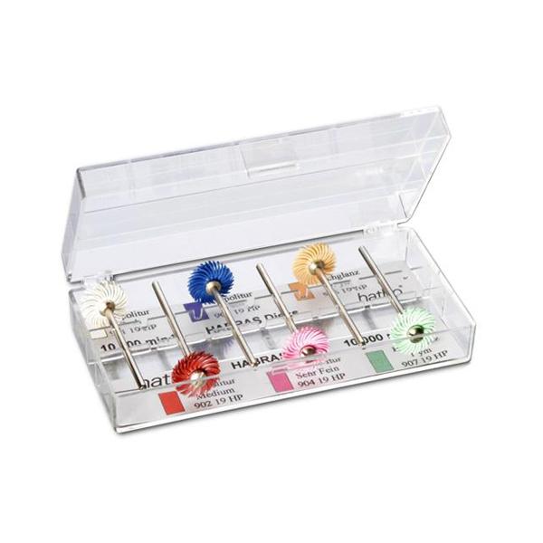 Habras Kit: 6 Polishing and Buffing Discs (19 mm) Img: 202107101