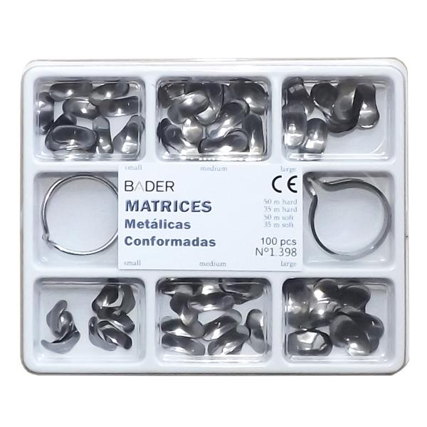 Bader Metallic Matrices (100u. + 2 clamps) Img: 202206251