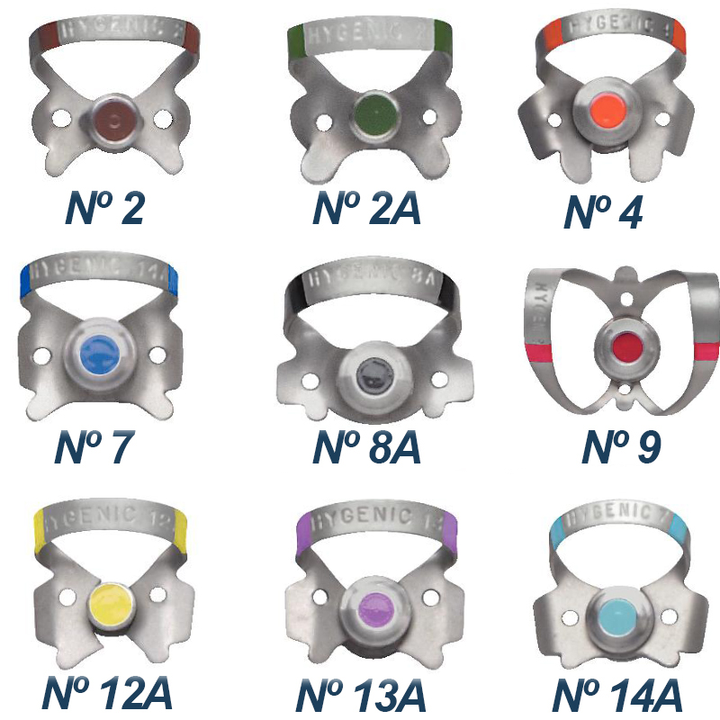 Fiesta 9 Kit Clamps With Wings And Colour Coding Coltene Fiesta 9 Kit Clamps With Wings And Colour Coding Coltene