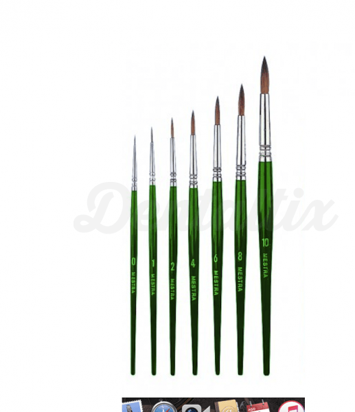 Kolinsky brush with round tip - 00 Img: 202304151