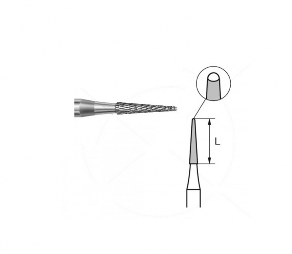 H136 - Carbide Bur for Hadpiece Img: 201807031