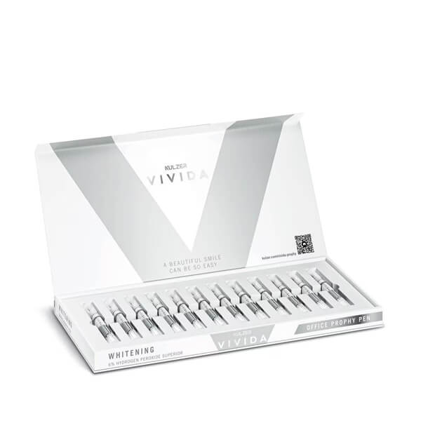 Vivida Prophy Pen: In-Office Dental Whitening (6% HP) - 12 Pens of 1.4 ml Img: 202507191