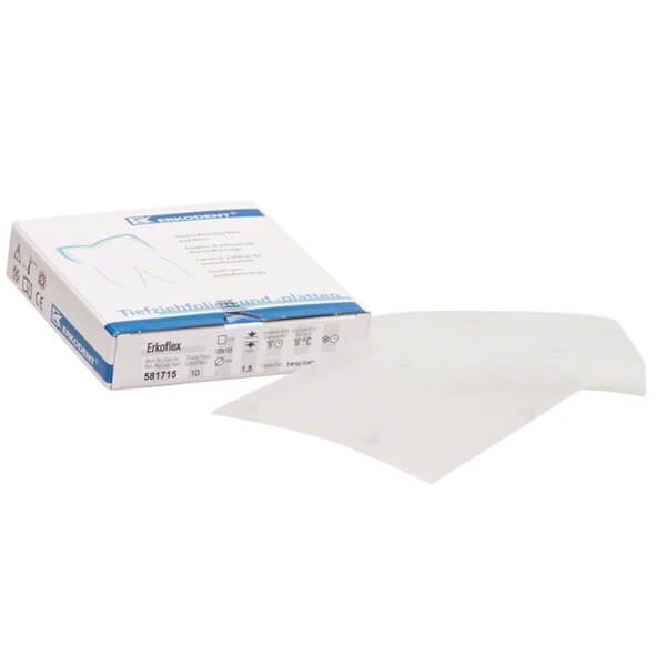 Erkoflex transparent D125x125mm 1,5mm Pa 10 Img: 202308191