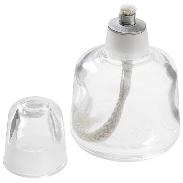 Clear Glass Alcohol Lamp (75ml) - Glass lid Img: 202508091