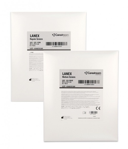 LANEX REGULAR (15x30cm.) INTENSIFYING SCREENS RADIOGRAPHY Img: 202304151