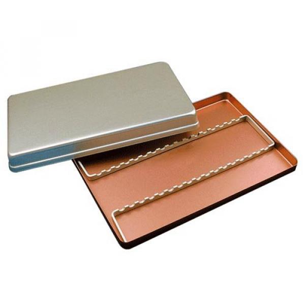 Instrument tray with lid (284x183mm) - RED Img: 202201291