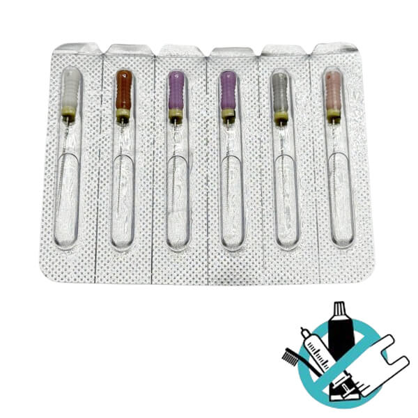 C File: Files for Endodontics (6 pcs) - C: 25 mm N: 06-15 C: 02 Img: 202509201