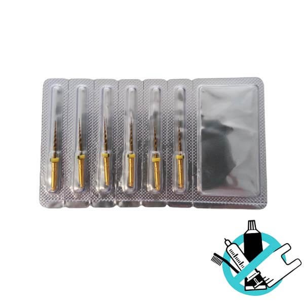 Pro Gold: Protaper SX 19 mm rotary files (6 pcs) Img: 202408171