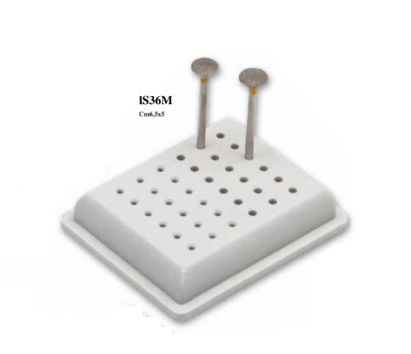 PLASTIC BUR HOLDER FOR 36 BURS Img: 201811031