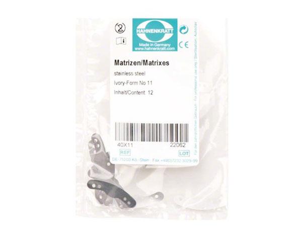 Stainless steel dental matrices (12 pcs) - No. 11 Img: 202202121