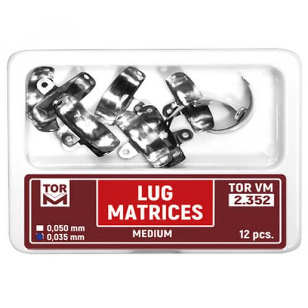 Lug Metal Dental Matrices (12 pieces) - 5.1 mm Img: 202107311