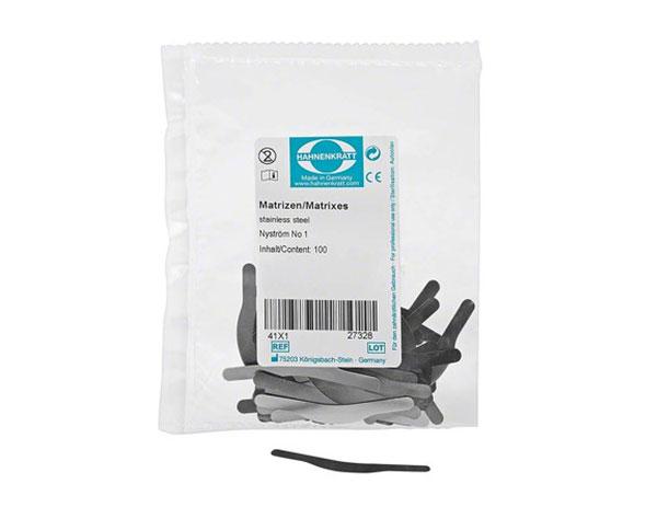 Nyström dental matrices (100 pcs) - No. 1 Img: 202203051