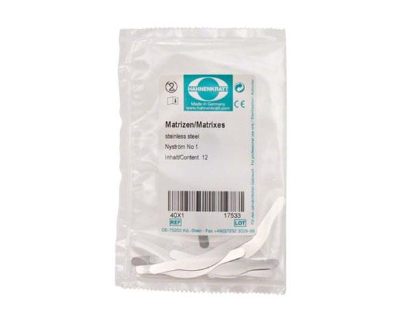 Nyström dental matrices (12 pcs) - No. 1 Img: 202202121