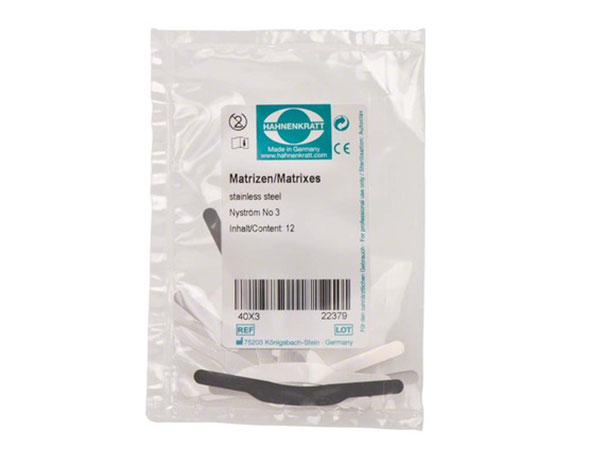 Nyström dental matrices (12 pcs) - No. 3 Img: 202202121