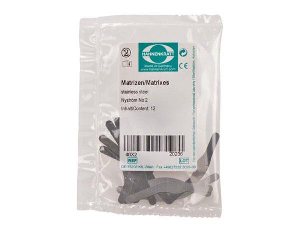 Nyström dental matrices (12 pcs) - No. 2 Img: 202202121