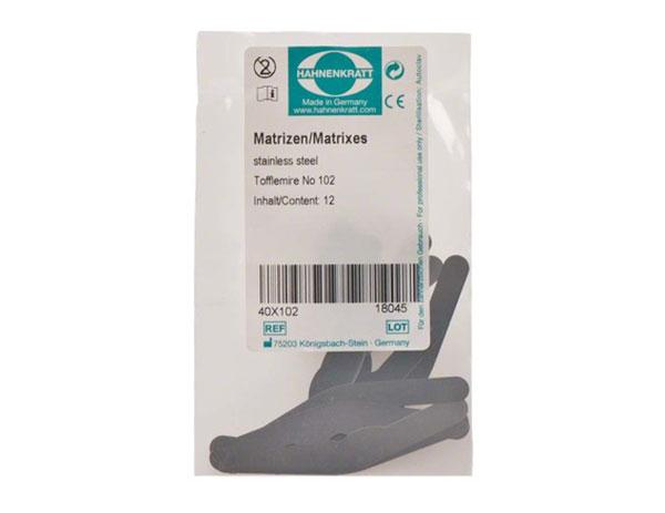 Tofflemire dental matrices (12 pcs) - No. 102 Img: 202202121