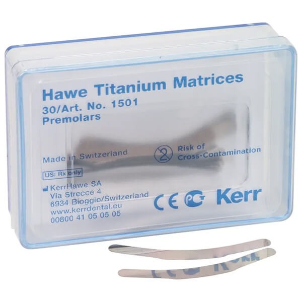 Titanium Matrices for Dental Adaptation (30 pcs) - 1501 Premolar. Img: 202503151