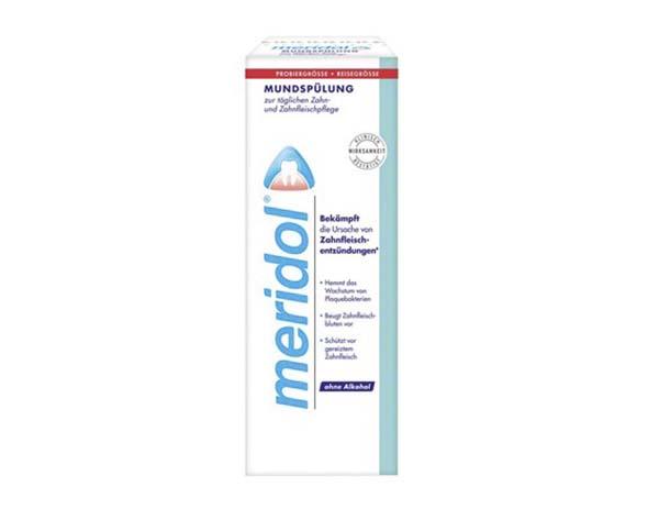 Meridol®: Antibacterial Mouthwash - 100 ml. Img: 202104171