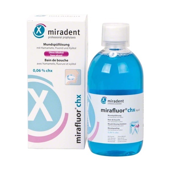 Mirafluor: Mouthwash Solution with Chx - 500ml Img: 202304081