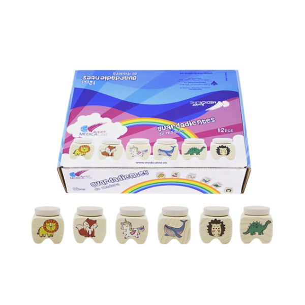 GUARDADIENTES MADERA MEDICALINE JUNIOR 24u. Img: 202604181