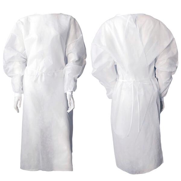 40 g disposable gown - WHITE Img: 202306031