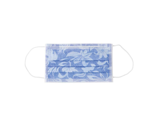 Floral Mask with 4 Layers (50 units) - LIME Img: 202507191