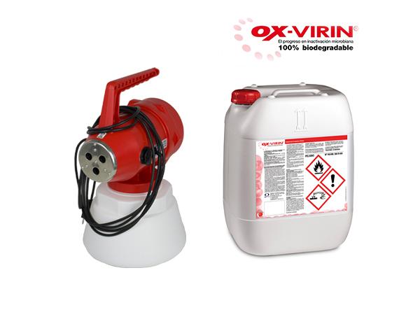 Pack: Spray-Tec Nebulizer + Ox-Virin Disinfectant (20 L)- Img: 202101161