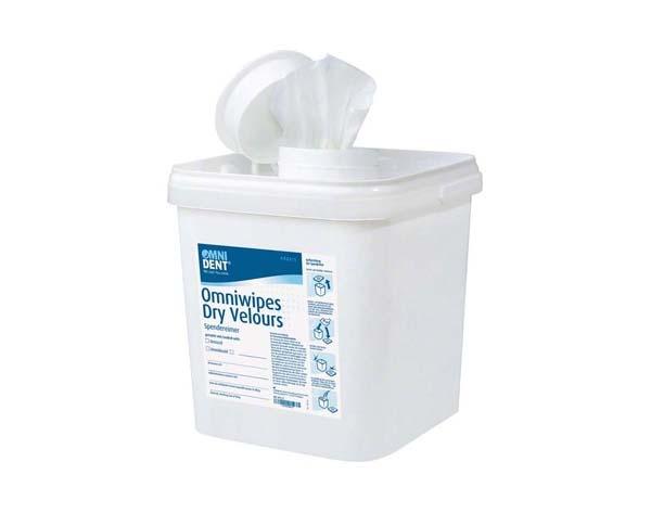 Omniwipes Dry Velours: Empty Dispenser Box Img: 202107101